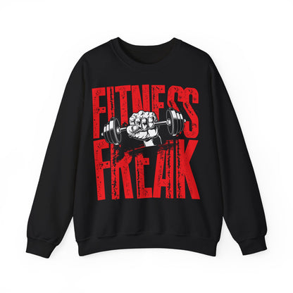 Fitness Freak Unisex Heavy Blend™ Crewneck Sweatshirt - Bold Gym Style for Fitness Enthusiasts