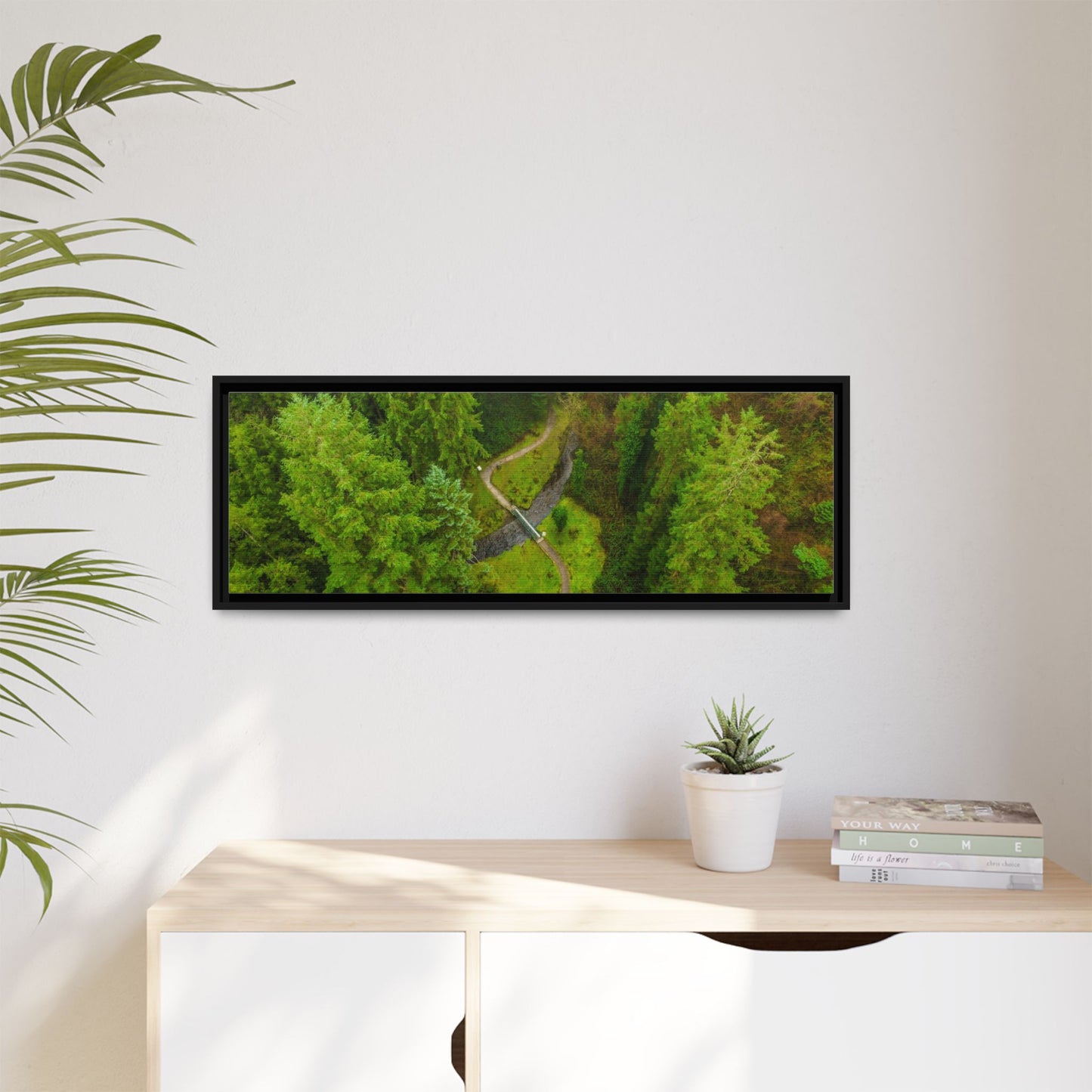Glanageenty Forest Matte Canvas, Framed (Multi-color)