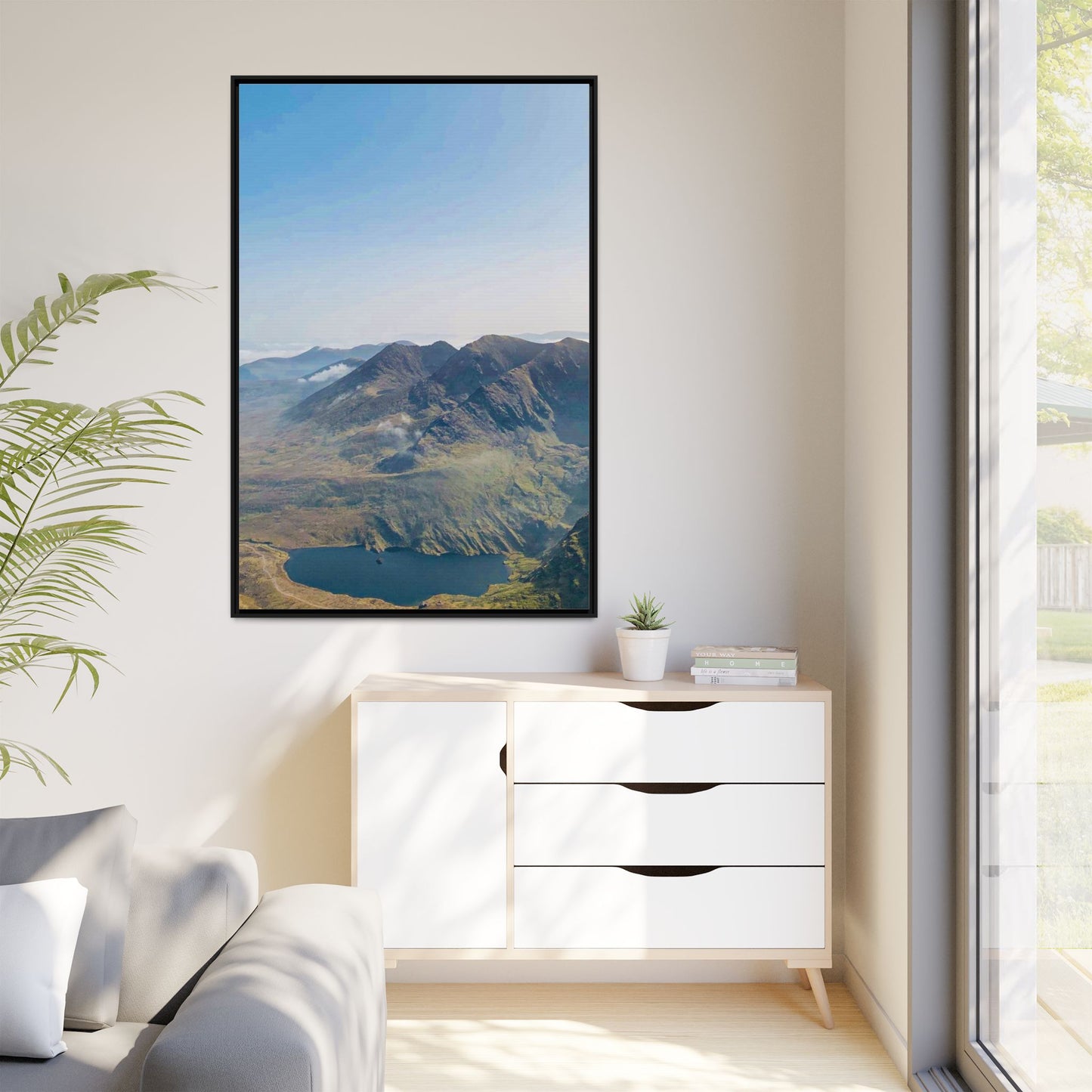 MacGillycuddy's Reeks Matte Canvas, Framed (Multi-color)