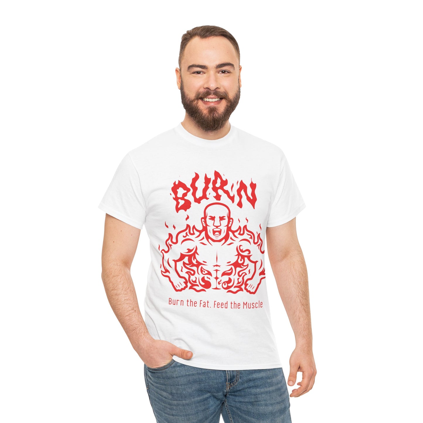 Burn Unisex Heavy Cotton Tee
