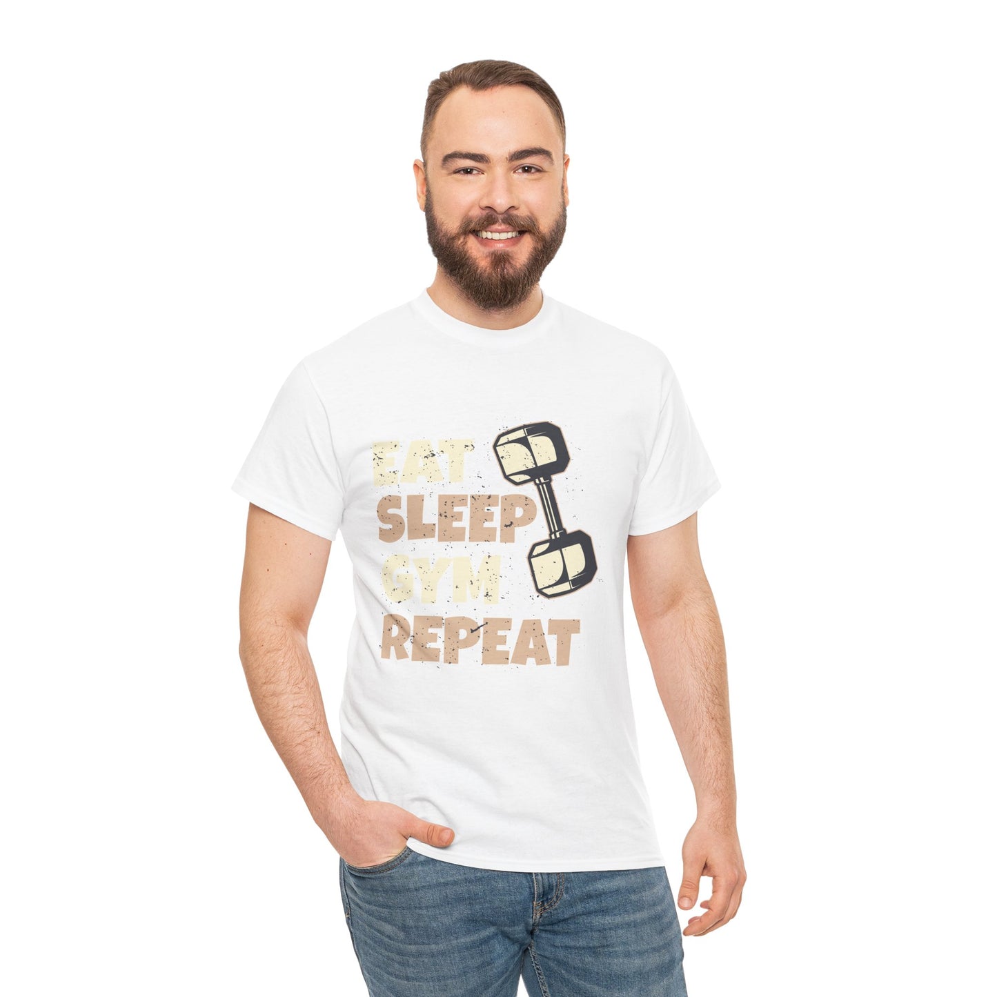 Eat Sleep Unisex Heavy Cotton Tee