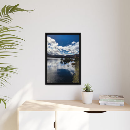Lake Matte Canvas, Framed (Multi-color)