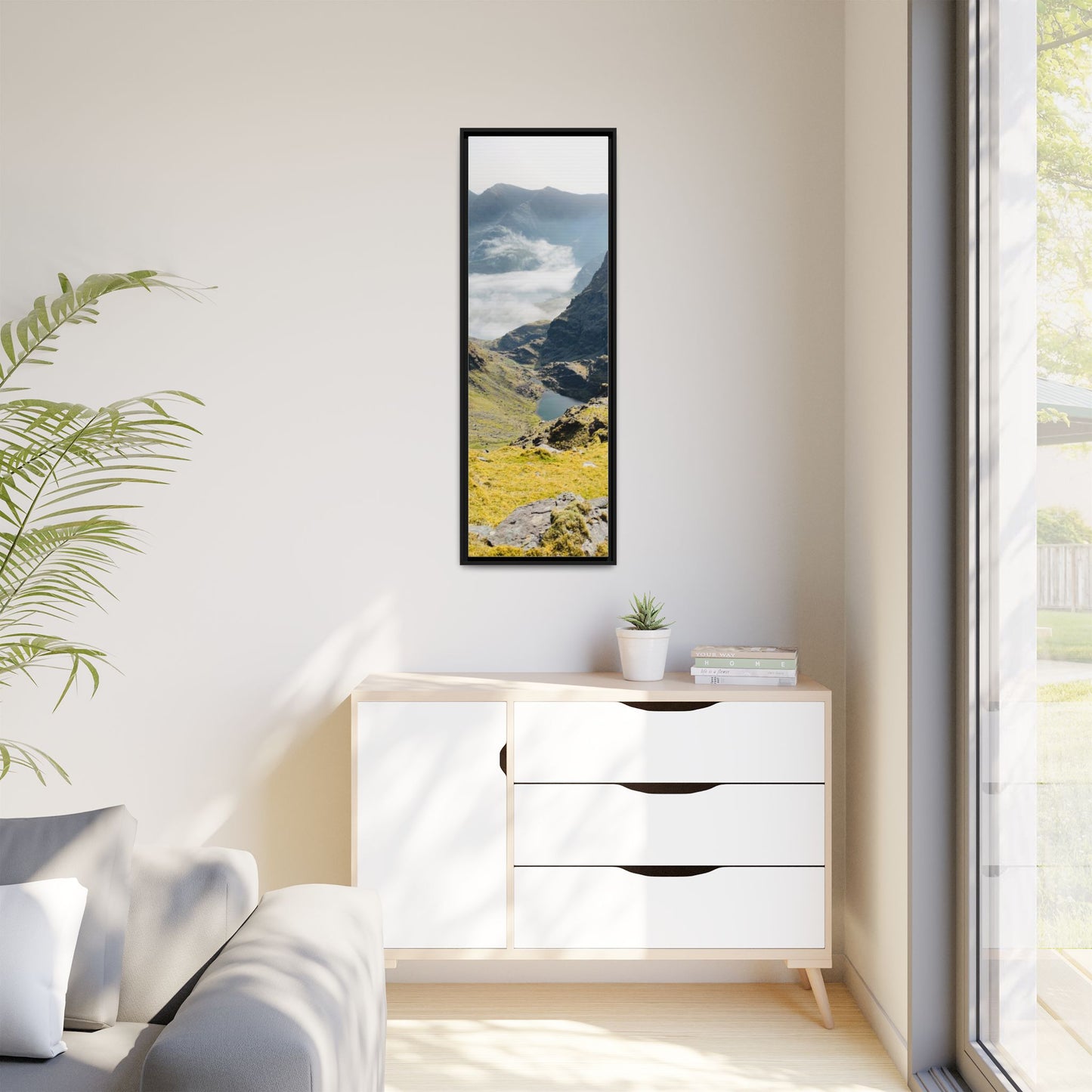 Kerry Mount Matte Canvas, Framed (Multi-color)