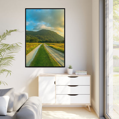 Mountain Torc Matte Canvas, Framed (Multi-color)