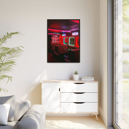 The Mermaids Night Club Matte Canvas, Framed (Multi-color)