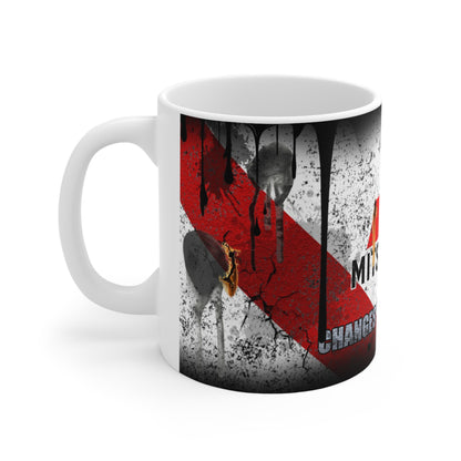 Mitsubishi-Inspired Ceramic Coffee Mug – 11oz & 15oz – Ideal for Car Enthusiasts