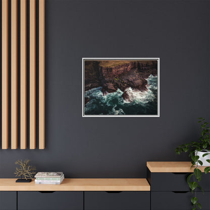 Kerry Head Matte Canvas, Framed (Multi-color)