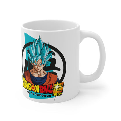 Dragon Ball Z Ceramic Coffee Mug - Goku Design, 11oz & 15oz