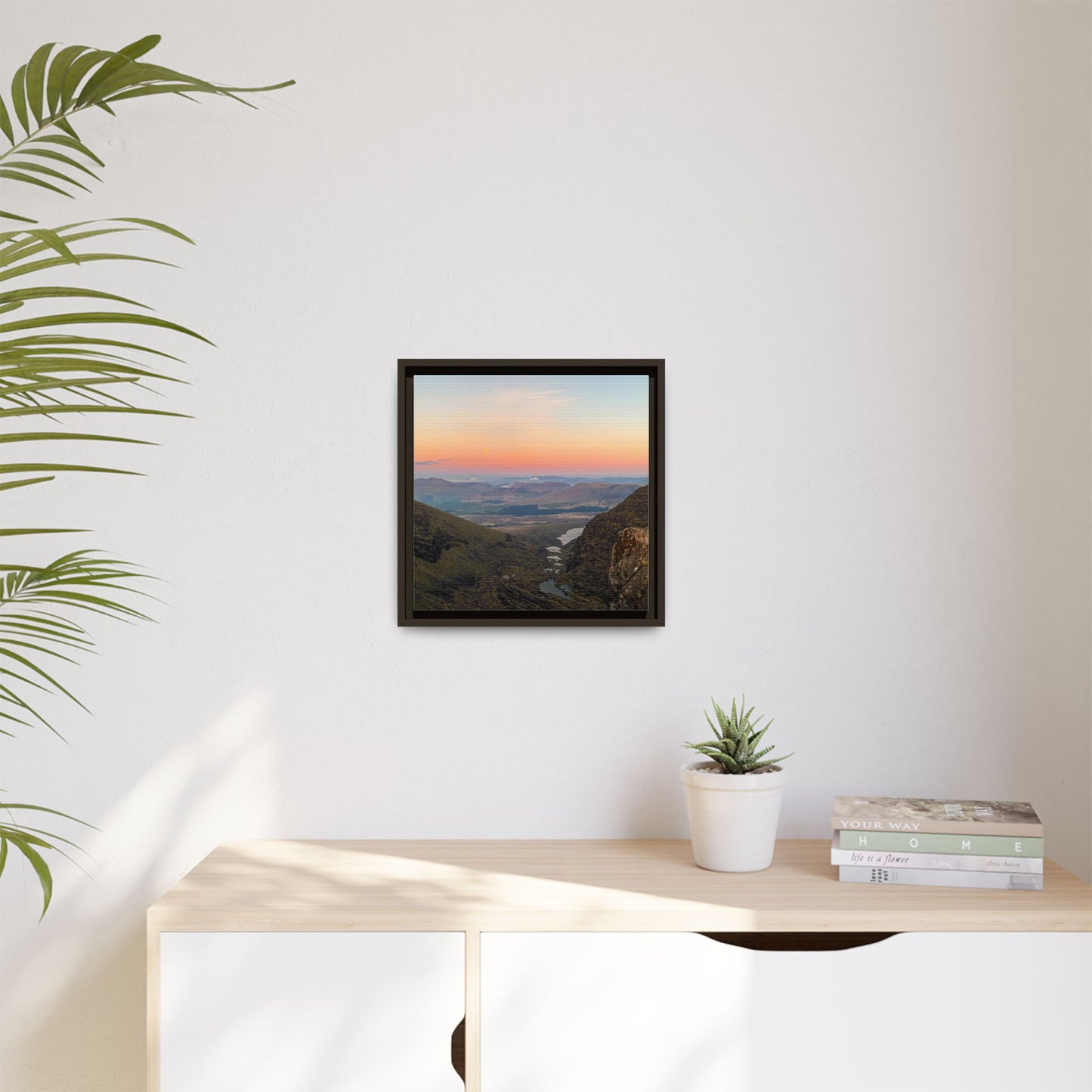 On The Way To Mount Brandon Matte Canvas, Framed (Multi-color)