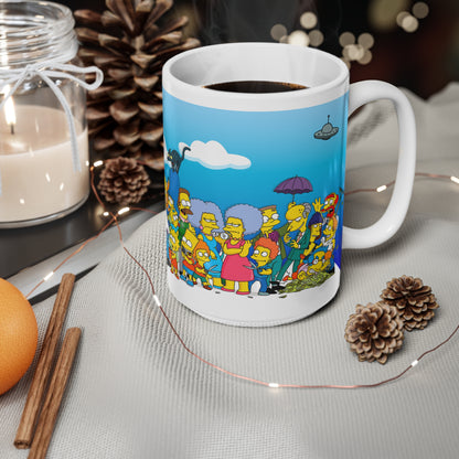 The Cartoon Ceramic Coffee Cup - Fun 11oz and 15oz Mugs for Fans
