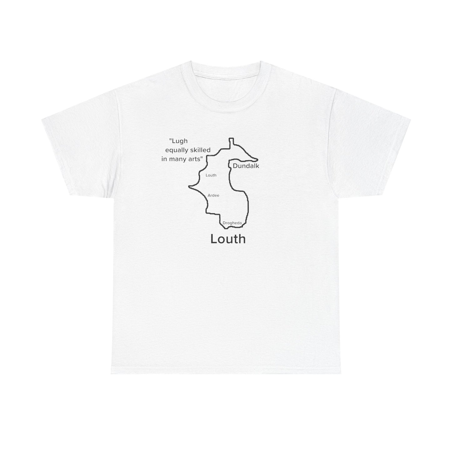 Louth Unisex Heavy Cotton Tee White Edition