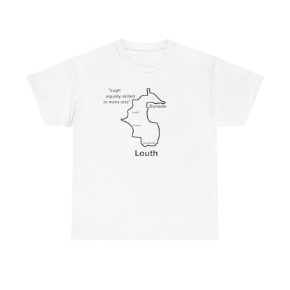 Louth Unisex Heavy Cotton Tee White Edition