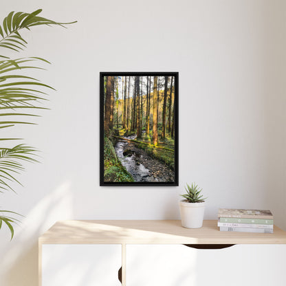 Glanageenty Forest Trail 2 Matte Canvas, Framed (Multi-color)