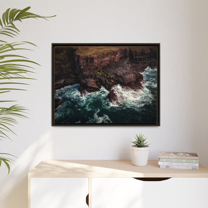 Kerry Head Matte Canvas, Framed (Multi-color)