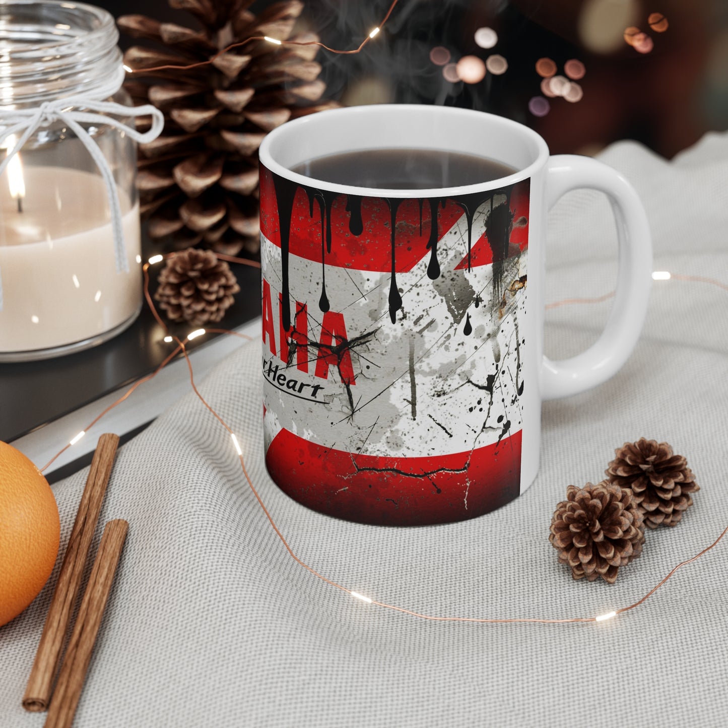 Yamaha Motocycle Ceramic Coffee Mug - Rev Your Heart 11oz & 15oz
