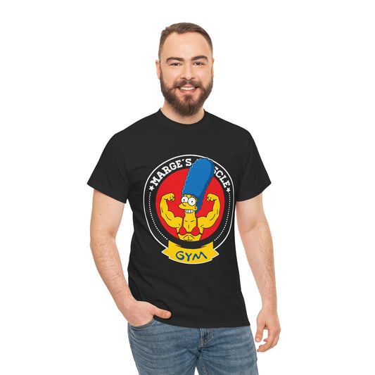 Wild Marge Gym Black Unisex Heavy Cotton Tee