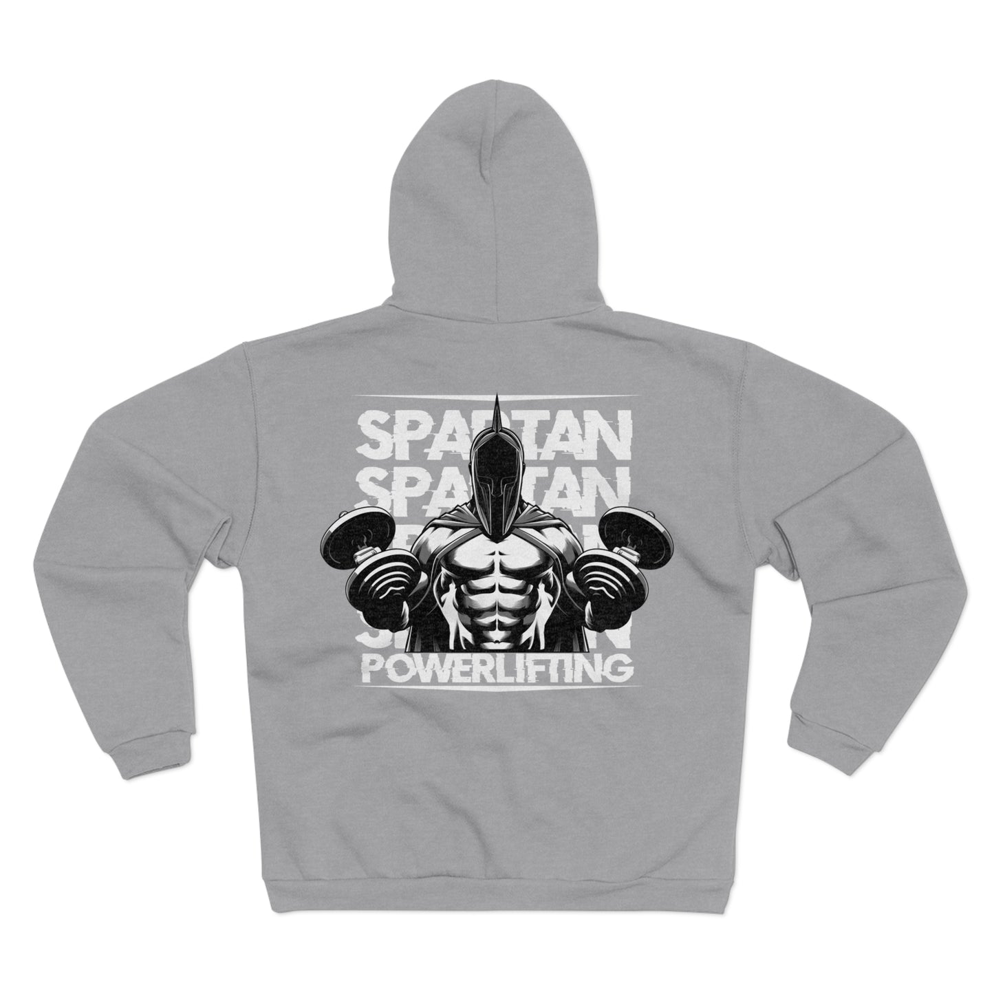 Spartan Powerlifting Unisex Hooded Zip Sweatshirt