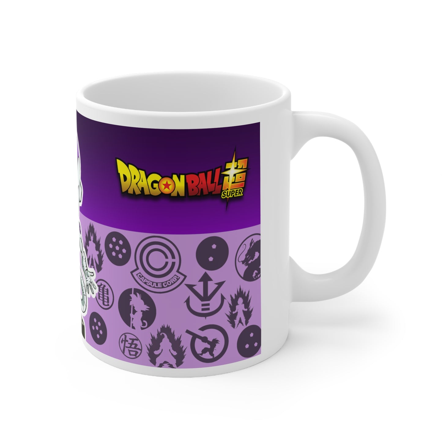 Dragon Ball Super Ceramic Coffee Cups - Anime Character Design, 11oz & 15oz