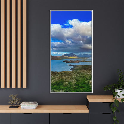 Unknown Mountain Matte Canvas, Framed (Multi-color)