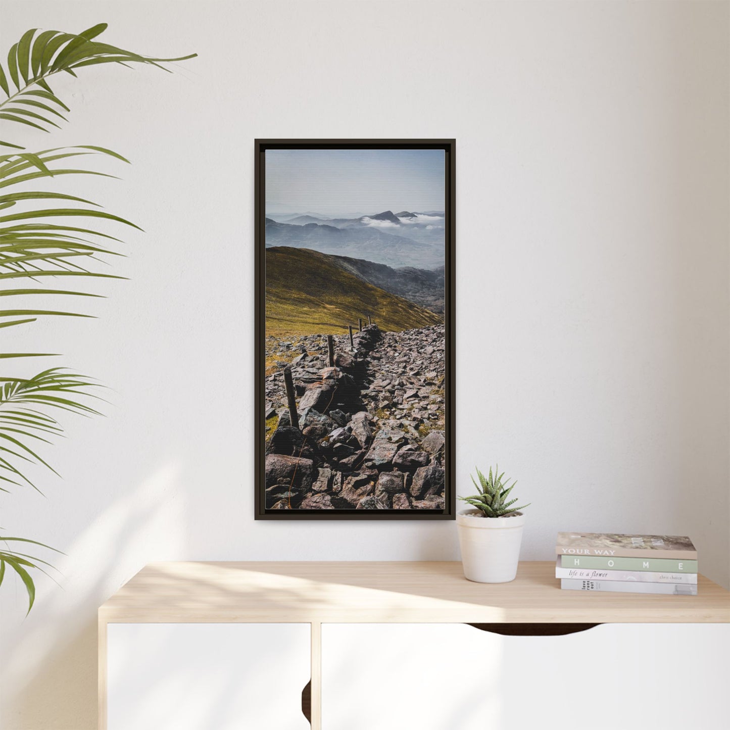 Wall Matte Canvas, Framed (Multi-color)