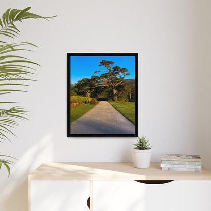 Muckross House Garden Matte Canvas, Framed (Multi-color)