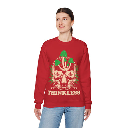 Mushroom Skull 'THINKLESS' Sweatshirt