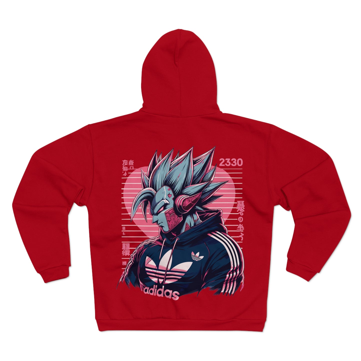 Kiborg Goku Unisex Hooded Zip Sweatshirt