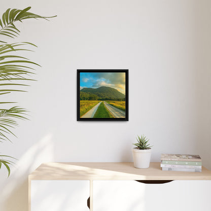 Mountain Torc Matte Canvas, Framed (Multi-color)