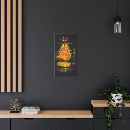 Bulb Matte Canvas, Stretched, 1.25"