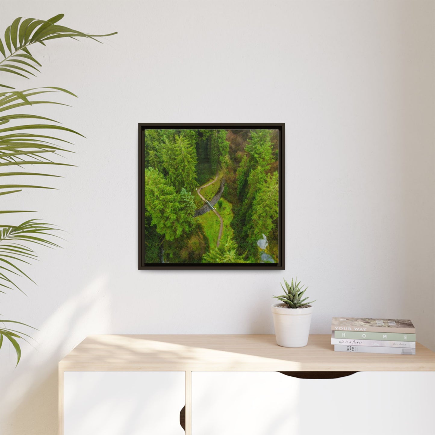 Glanageenty Forest Matte Canvas, Framed (Multi-color)