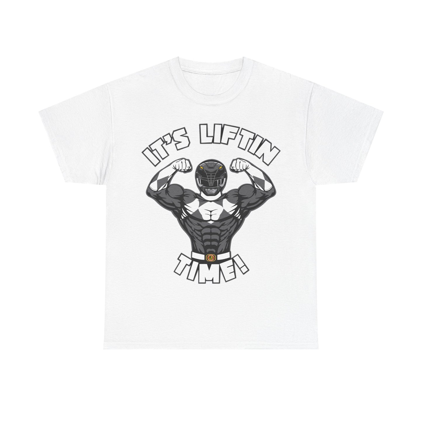 It's Liftin' Time Unisex Heavy Cotton Tee - Gym Motivation Shirt for Fitness Enthusiasts White