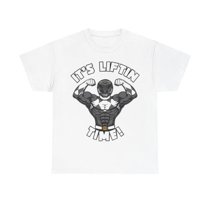 It's Liftin' Time Unisex Heavy Cotton Tee - Gym Motivation Shirt for Fitness Enthusiasts White