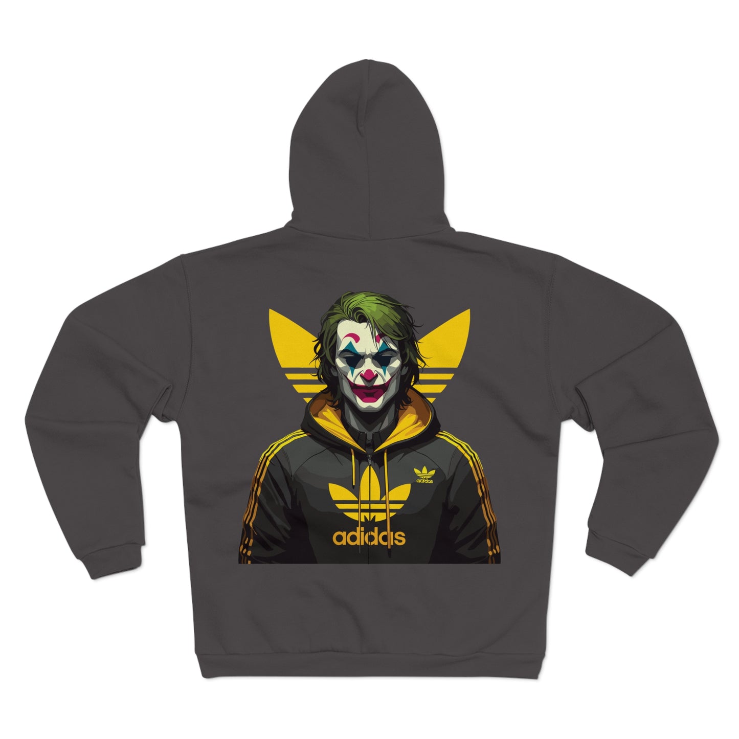 Joker And Adidas Cool Graphic Unisex Hooded Zip Sweatshirt