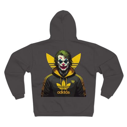 Joker And Adidas Cool Graphic Unisex Hooded Zip Sweatshirt