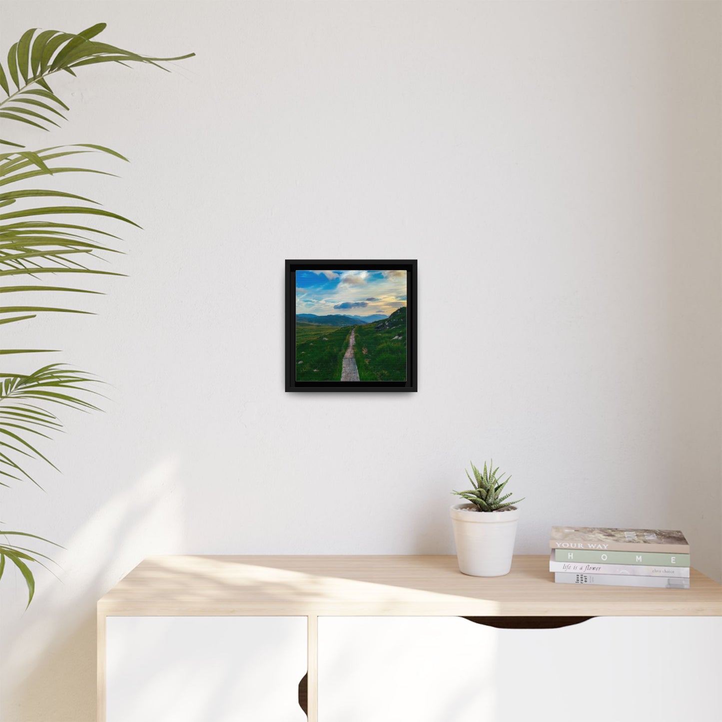 Torc Mountain Trail Matte Canvas, Framed (Multi-color)