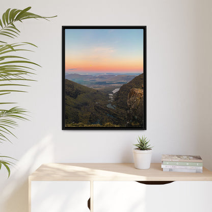 On The Way To Mount Brandon Matte Canvas, Framed (Multi-color)