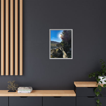 Glanteenassig Trail Matte Canvas, Framed (Multi-color)