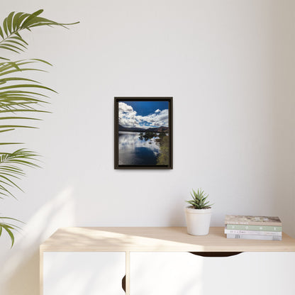 Lake Matte Canvas, Framed (Multi-color)