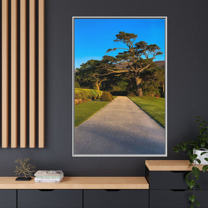 Muckross House Garden Matte Canvas, Framed (Multi-color)