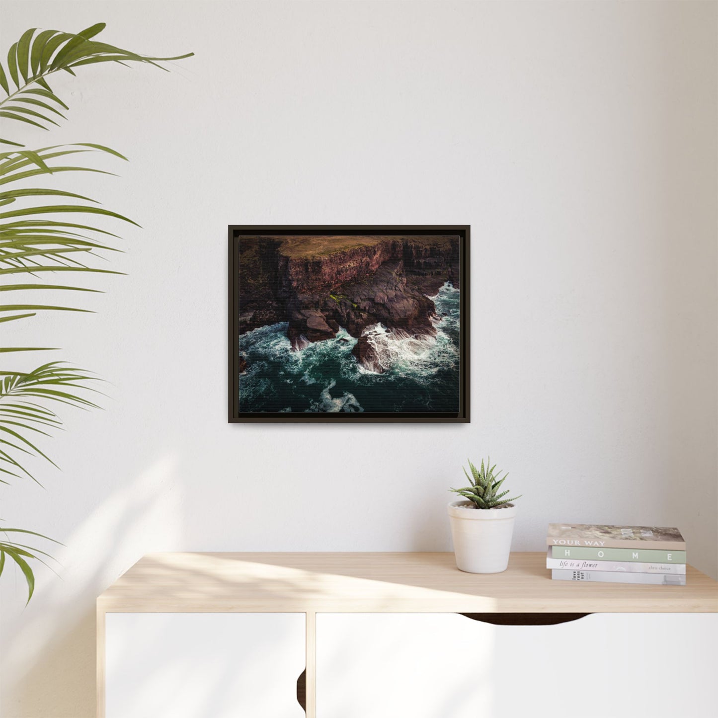 Kerry Head Matte Canvas, Framed (Multi-color)