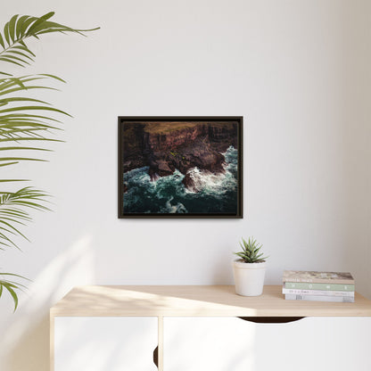 Kerry Head Matte Canvas, Framed (Multi-color)