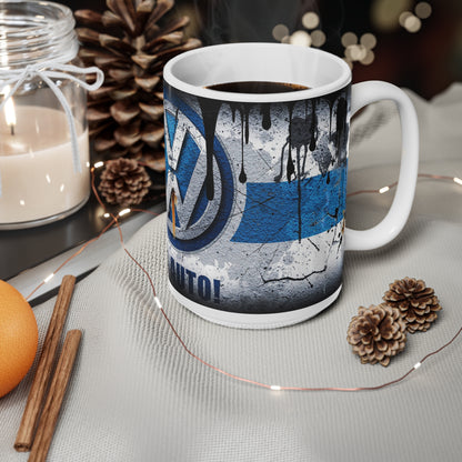 VW Graffiti Style Ceramic Coffee Mug - 11oz & 15oz