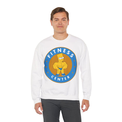 Funny Fitness Center Crewneck Sweatshirt