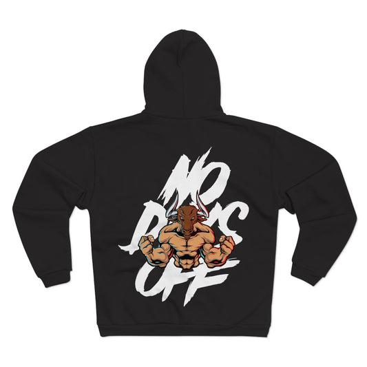 No Days Off Unisex Hooded Zip Sweatshirt - Motivational Gym Wear