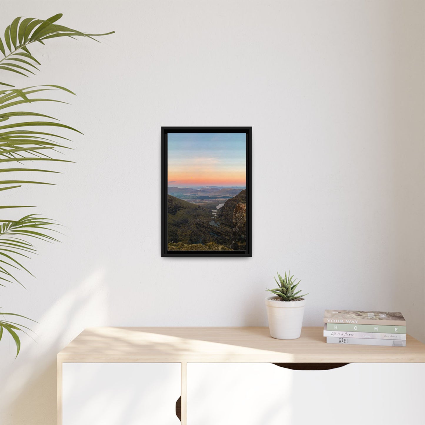 On The Way To Mount Brandon Matte Canvas, Framed (Multi-color)