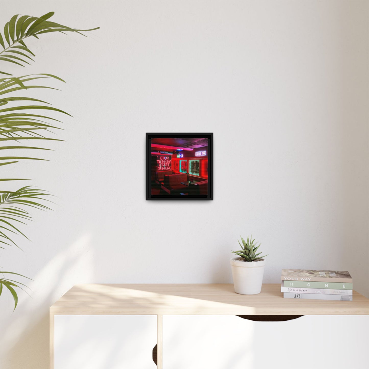 The Mermaids Night Club Matte Canvas, Framed (Multi-color)