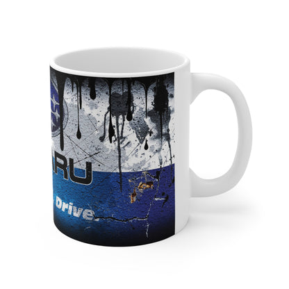 Subaru Inspired Ceramic Coffee Mug - 11oz & 15oz - Perfect for Car Enthusiasts