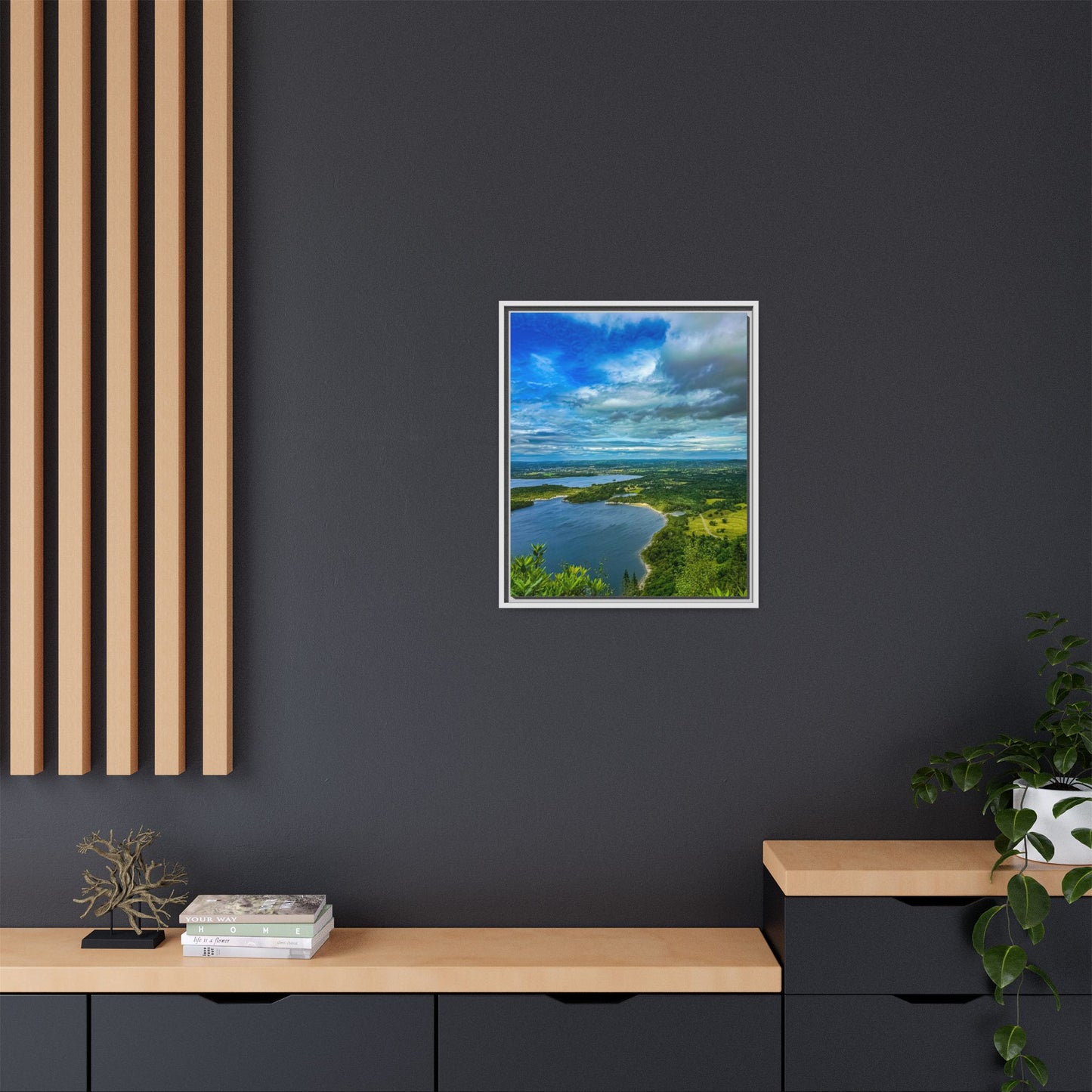 Killarney Trail 2 Matte Canvas, Framed (Multi-color)