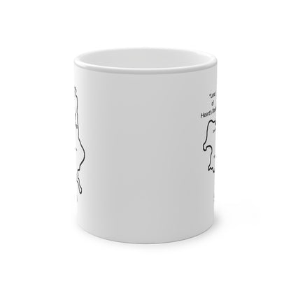 Sligo  Magic Mug: Color - Changing Coffee Cup with Artistic Map Design
