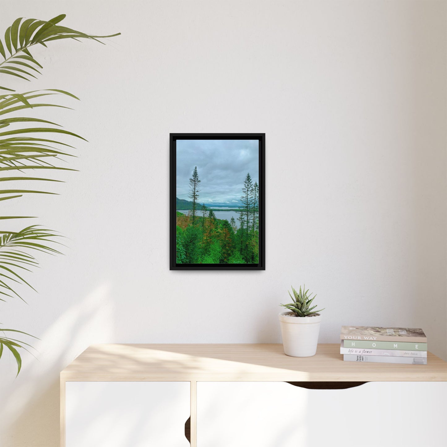 Torc Mountain Trail 2 Matte Canvas, Framed (Multi-color)